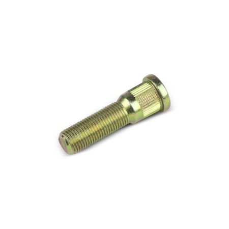 Lippert PRESS-IN WHEEL STUD, 1/2IN-20 UNF X 1.98IN, 0.0617IN KNURL 121803